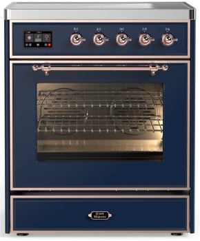 Ilve Majestic III Collection UMIB30NR3MBP - 30 Inch Induction Range with 4 Induction Elements