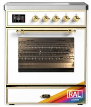 Ilve Majestic III Collection UMIB30NR3RAG - 30 Inch Induction Range with 4 Induction Elements