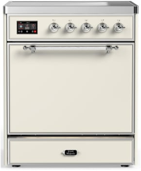 Ilve Majestic III Collection UMIB30QNR3AWC - 30 Inch Induction Range with 4 Induction Elements