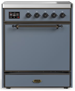 Ilve Majestic III Collection UMIB30QNR3BGB - 30 Inch Induction Range with 4 Induction Elements