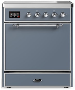 Ilve Majestic III Collection UMIB30QNR3BGC - 30 Inch Induction Range with 4 Induction Elements