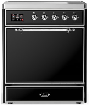 Ilve Majestic III Collection UMIB30QNR3BKC - 30 Inch Induction Range with 4 Induction Elements