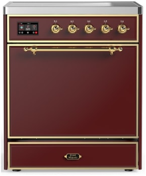 Ilve Majestic III Collection UMIB30QNR3BUG - 30 Inch Induction Range with 4 Induction Elements