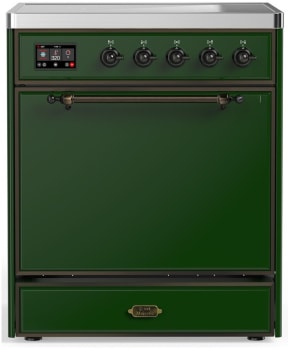 Ilve Majestic III Collection UMIB30QNR3EGB - 30 Inch Induction Range with 4 Induction Elements