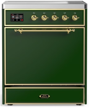 Ilve Majestic III Collection UMIB30QNR3EGG - 30 Inch Induction Range with 4 Induction Elements