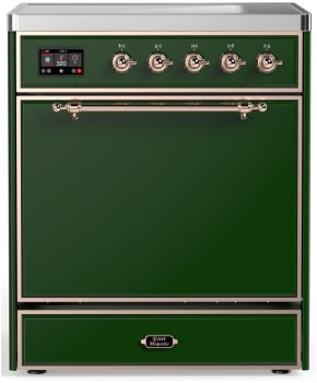 Ilve Majestic III Collection UMIB30QNR3EGP - 30 Inch Induction Range with 4 Induction Elements