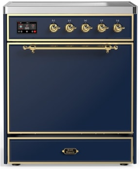 Ilve Majestic III Collection UMIB30QNR3MBG - 30 Inch Induction Range with 4 Induction Elements