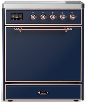 Ilve Majestic III Collection UMIB30QNR3MBP - 30 Inch Induction Range with 4 Induction Elements