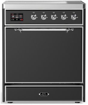 Ilve Majestic III Collection UMIB30QNR3MGC - 30 Inch Induction Range with 4 Induction Elements