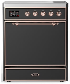 Ilve Majestic III Collection UMIB30QNR3MGP - 30 Inch Induction Range with 4 Induction Elements