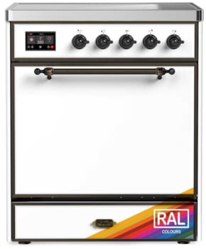 Ilve Majestic III Collection UMIB30QNR3RAB - 30 Inch Induction Range with 4 Induction Elements