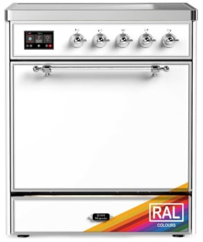 Ilve Majestic III Collection UMIB30QNR3RAC - 30 Inch Induction Range with 4 Induction Elements