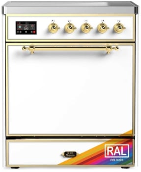 Ilve Majestic III Collection UMIB30QNR3RAG - 30 Inch Induction Range with 4 Induction Elements
