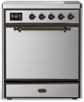 Ilve Majestic III Collection UMIB30QNR3SSB - 30 Inch Induction Range with 4 Induction Elements