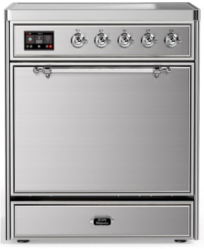 Ilve Majestic III Collection UMIB30QNR3SSC - 30 Inch Induction Range with 4 Induction Elements