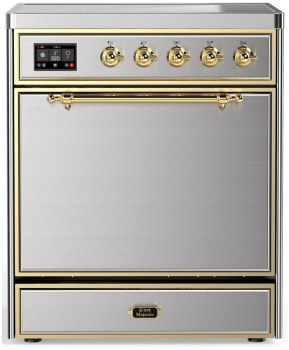 Ilve Majestic III Collection UMIB30QNR3SSG - 30 Inch Induction Range with 4 Induction Elements