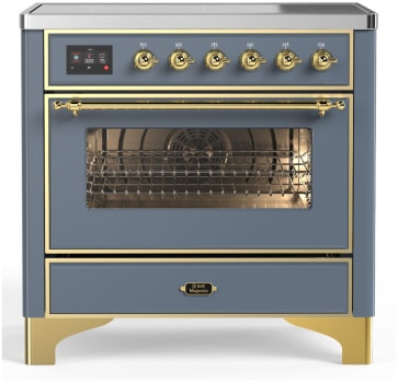 Ilve Majestic III Collection UMIB36NR3BGG - 36 Inch Induction Range with 6 Induction Elements