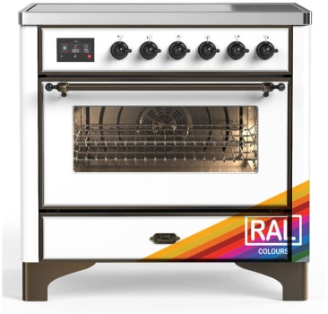 Ilve Majestic III Collection UMIB36NR3RAB - 36 Inch Induction Range with 6 Induction Elements