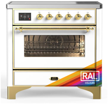 Ilve Majestic III Collection UMIB36NR3RAG - 36 Inch Induction Range with 6 Induction Elements