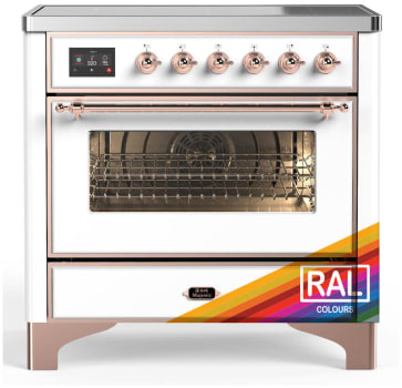 Ilve Majestic III Collection UMIB36NR3RAP - 36 Inch Induction Range with 6 Induction Elements