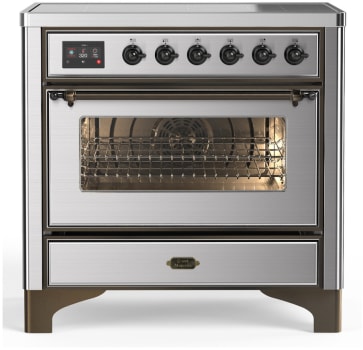 Ilve Majestic III Collection UMIB36NR3SSB - 36 Inch Induction Range with 6 Induction Elements