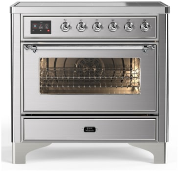 Ilve Majestic III Collection UMIB36NR3SSC - 36 Inch Induction Range with 6 Induction Elements