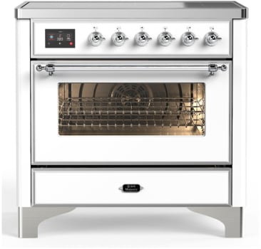 Ilve Majestic III Collection UMIB36NR3WHC - 36 Inch Induction Range with 6 Induction Elements