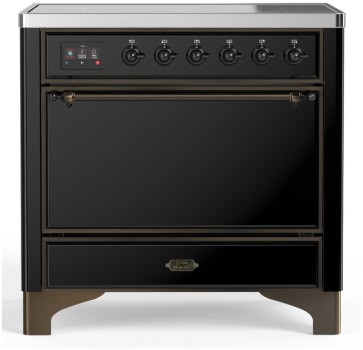 Ilve Majestic III Collection UMIB36QNR3BKB - 36 Inch Induction Range with 6 Induction Elements