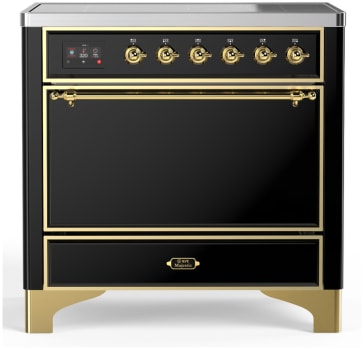 Ilve Majestic III Collection UMIB36QNR3BKG - 36 Inch Induction Range with 6 Induction Elements