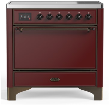 Ilve Majestic III Collection UMIB36QNR3BUB - 36 Inch Induction Range with 6 Induction Elements