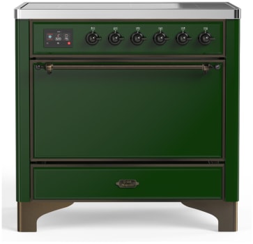 Ilve Majestic III Collection UMIB36QNR3EGB - 36 Inch Induction Range with 6 Induction Elements