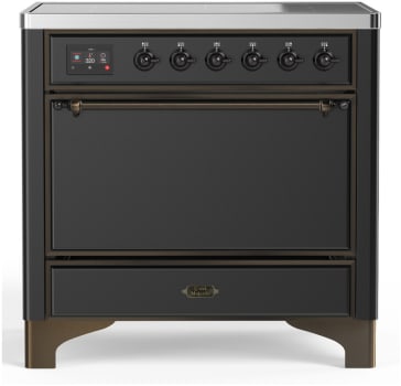 Ilve Majestic III Collection UMIB36QNR3MGB - 36 Inch Induction Range with 6 Induction Elements