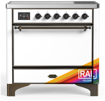 Ilve Majestic III Collection UMIB36QNR3RAB - 36 Inch Induction Range with 6 Induction Elements
