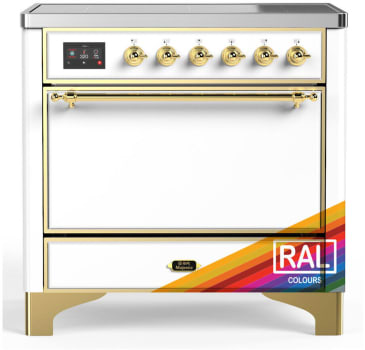 Ilve Majestic III Collection UMIB36QNR3RAG - 36 Inch Induction Range with 6 Induction Elements