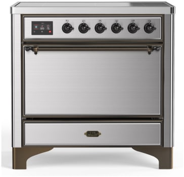Ilve Majestic III Collection UMIB36QNR3SSB - 36 Inch Induction Range with 6 Induction Elements