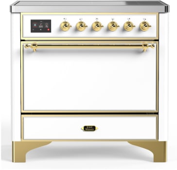 Ilve Majestic III Collection UMIB36QNR3WHG - 36 Inch Induction Range with 6 Induction Elements