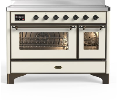 Ilve Majestic III Collection UMIB48NR3AWB - 48 Inch Induction Range with 6 Cooking Elements