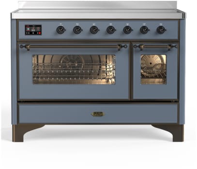 Ilve Majestic III Collection UMIB48NR3BGB - 48 Inch Induction Range with 6 Cooking Elements