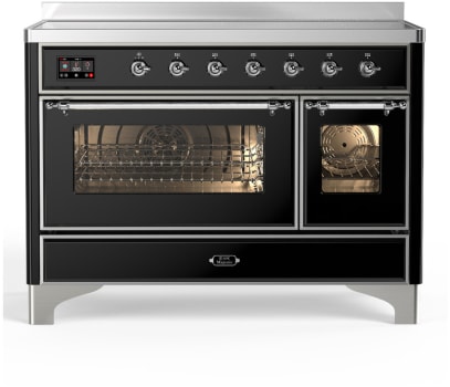 Ilve Majestic III Collection UMIB48NR3BKC - 48 Inch Induction Range with 6 Cooking Elements