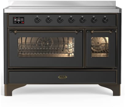 Ilve Majestic III Collection UMIB48NR3MGB - 48 Inch Induction Range with 6 Cooking Elements