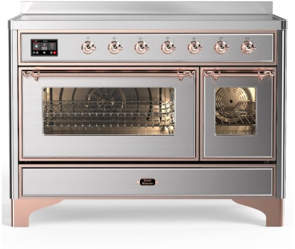 Ilve Majestic III Collection UMIB48NR3SSP - 48 Inch Induction Range with 6 Cooking Elements