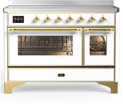 Ilve Majestic III Collection UMIB48NR3WHG - 48 Inch Induction Range with 6 Cooking Elements