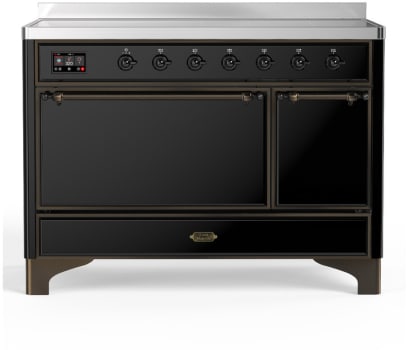 Ilve Majestic III Collection UMIB48QNR3BKB - 48 Inch Induction Range with 6 Elements