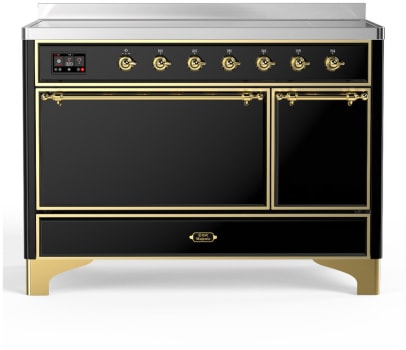Ilve Majestic III Collection UMIB48QNR3BKG - 48 Inch Induction Range with 6 Elements