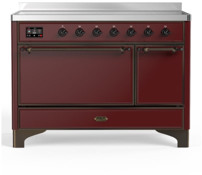 Ilve Majestic III Collection UMIB48QNR3BUB - 48 Inch Induction Range with 6 Elements