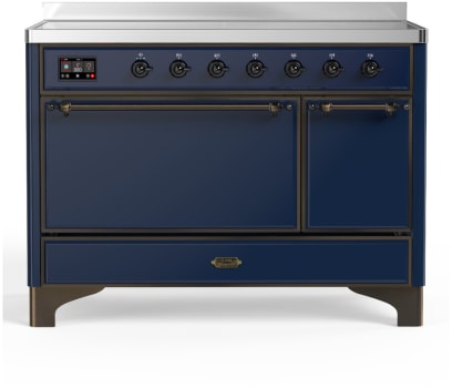 Ilve Majestic III Collection UMIB48QNR3MBB - 48 Inch Induction Range with 6 Elements