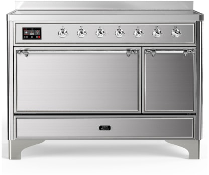 Ilve Majestic III Collection UMIB48QNR3SSC - 48 Inch Induction Range with 6 Elements