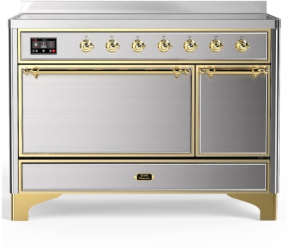 Ilve Majestic III Collection UMIB48QNR3SSG - 48 Inch Induction Range with 6 Elements