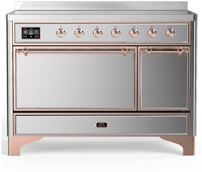 Ilve Majestic III Collection UMIB48QNR3SSP - 48 Inch Induction Range with 6 Elements