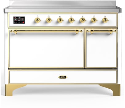 Ilve Majestic III Collection UMIB48QNR3WHG - 48 Inch Induction Range with 6 Elements
